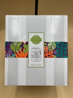 Scentsy White Scent Warmer with Sentimental Saying